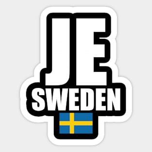 JE SWEDEN Sticker